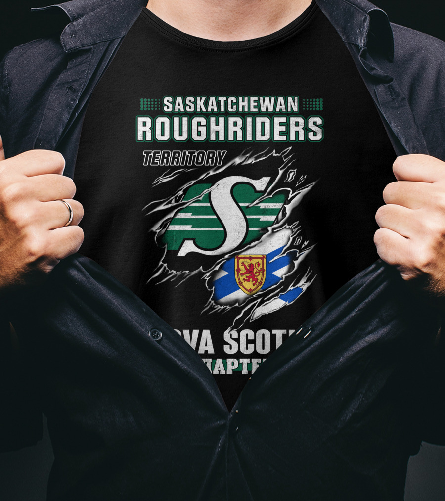 Saskatchewan Roughriders Territory Nova Scotia Chapter T-Shirt
