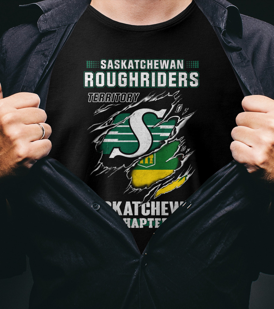 Saskatchewan Roughriders Territory Saskatchewan Chapter T-Shirt