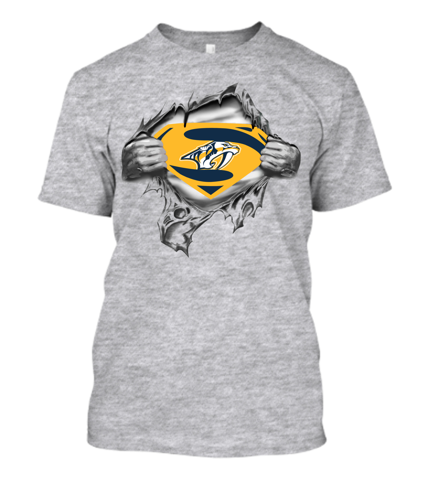 Nashville Predators Superman Shield T-Shirt