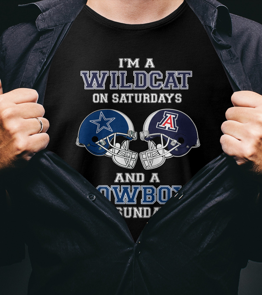 Wildcat On Saturdays Cowboy On Sundays T-Shirt