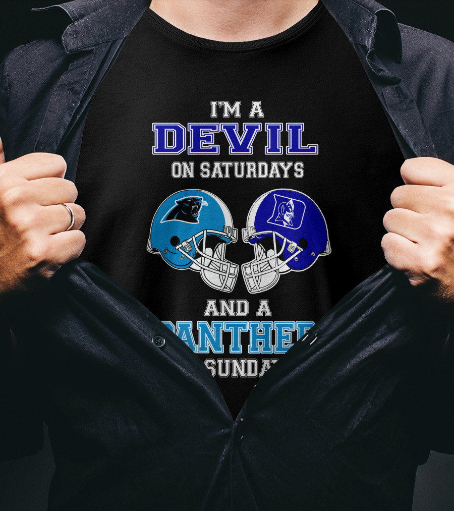 I'm A Devil On Saturdays And A Panther On Sundays T-Shirt