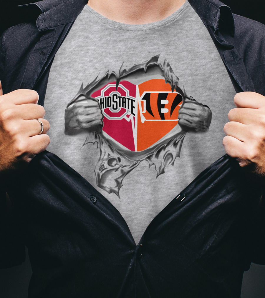 Ohio State Buckeyes Bengals It's In My Heart T-Shirt