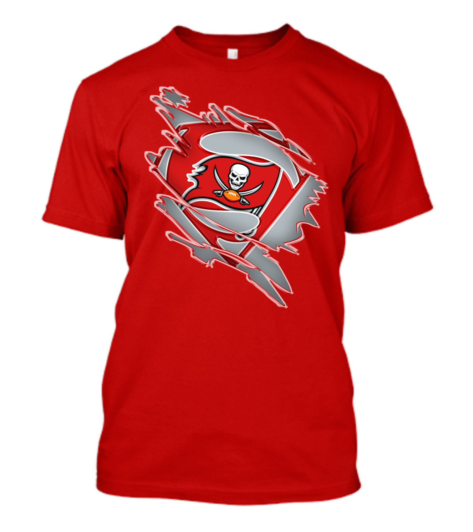 Buccaneers Super Man Nfl Logo Fusion With Superman T-Shirt
