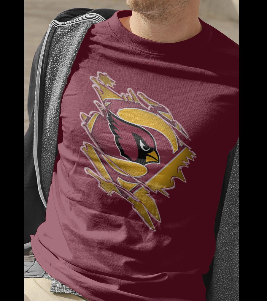 Arizona Cardinals Superman Logo Mashup T-Shirt