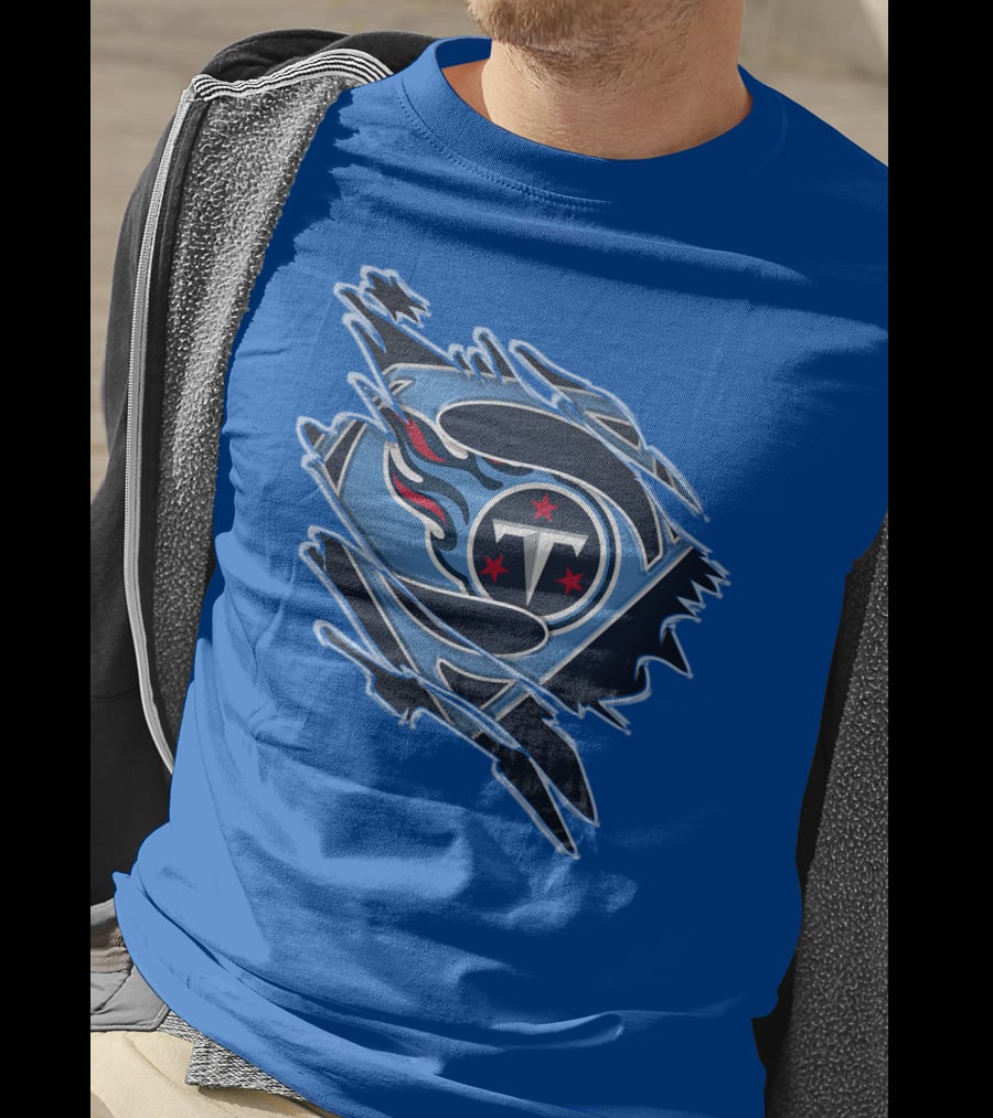Tennessee Titans Superman Logo Fusion T-Shirt