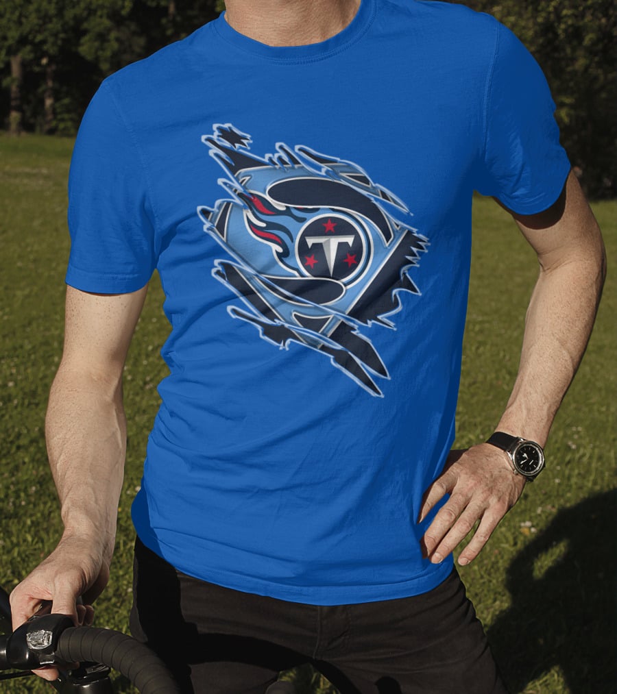 Tennessee Titans Superman Logo Fusion T-Shirt