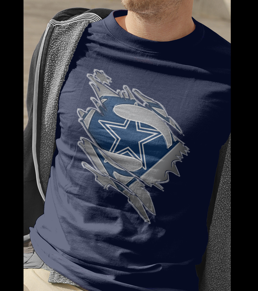 Cowboys Super Man Star T-Shirt