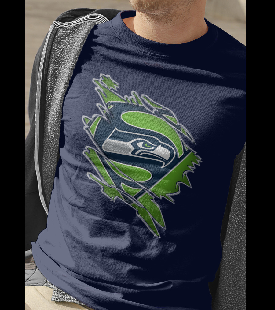 Seahawks Super Logo Emblem T-Shirt