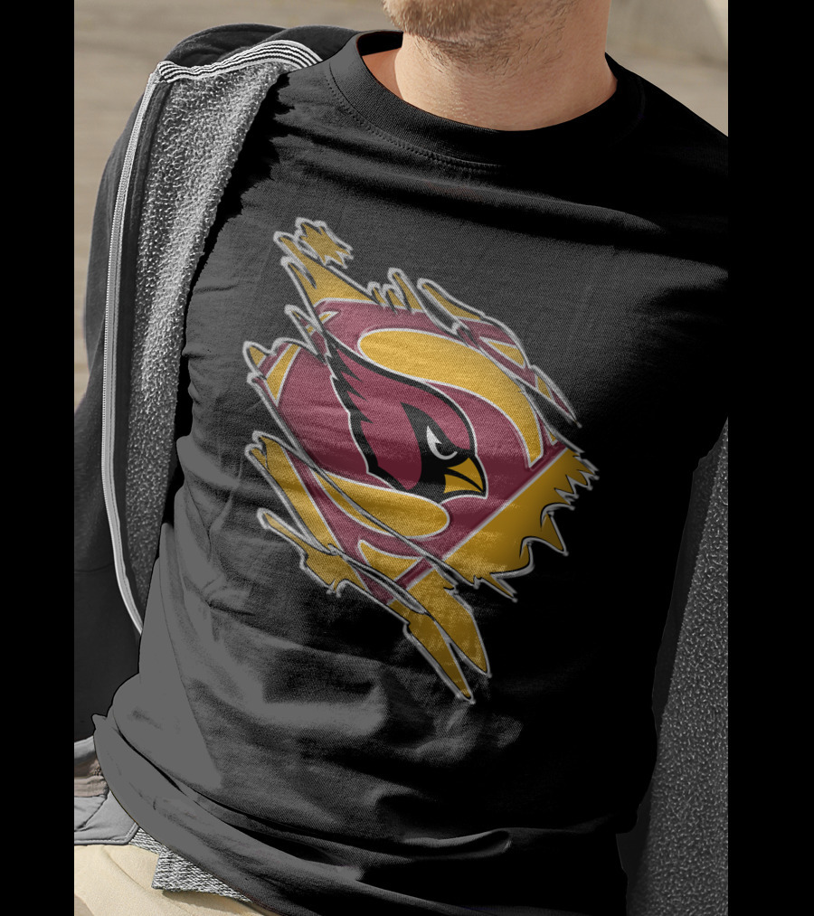 Cardinals Super Hero Emblem Display T-Shirt