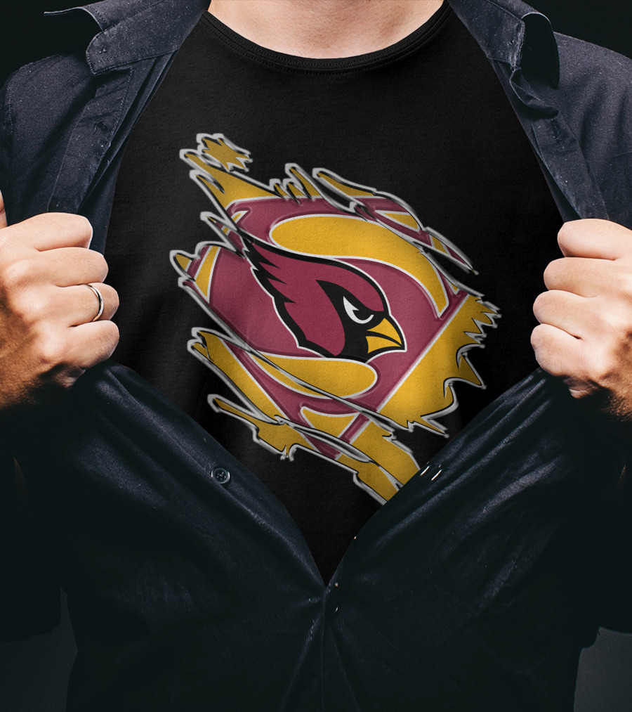 Cardinals Super Hero Emblem Display T-Shirt