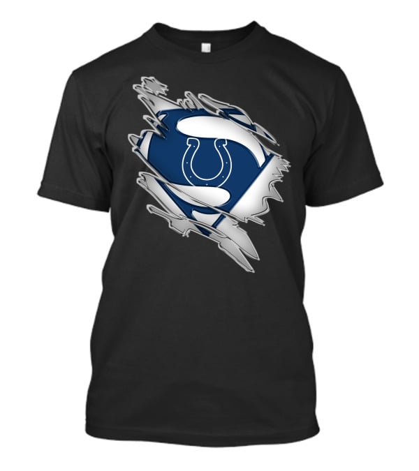 Colts Super Logo Tear Texture T-Shirt