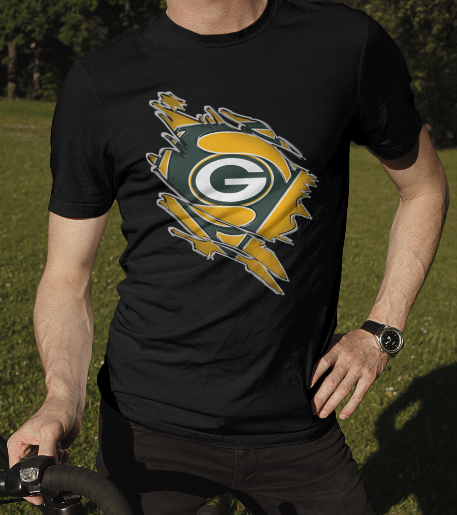 Packers Super Logo Hero Fan Gear T-Shirt
