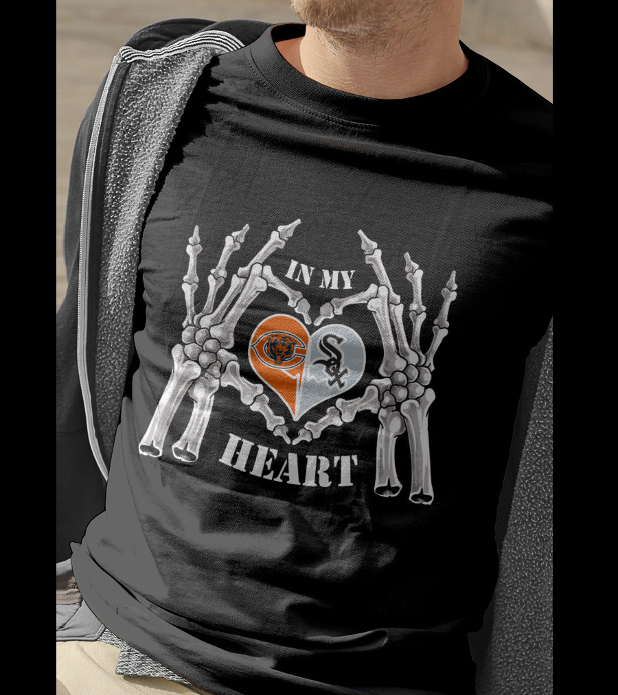 Bears White Sox In My Heart T-Shirt