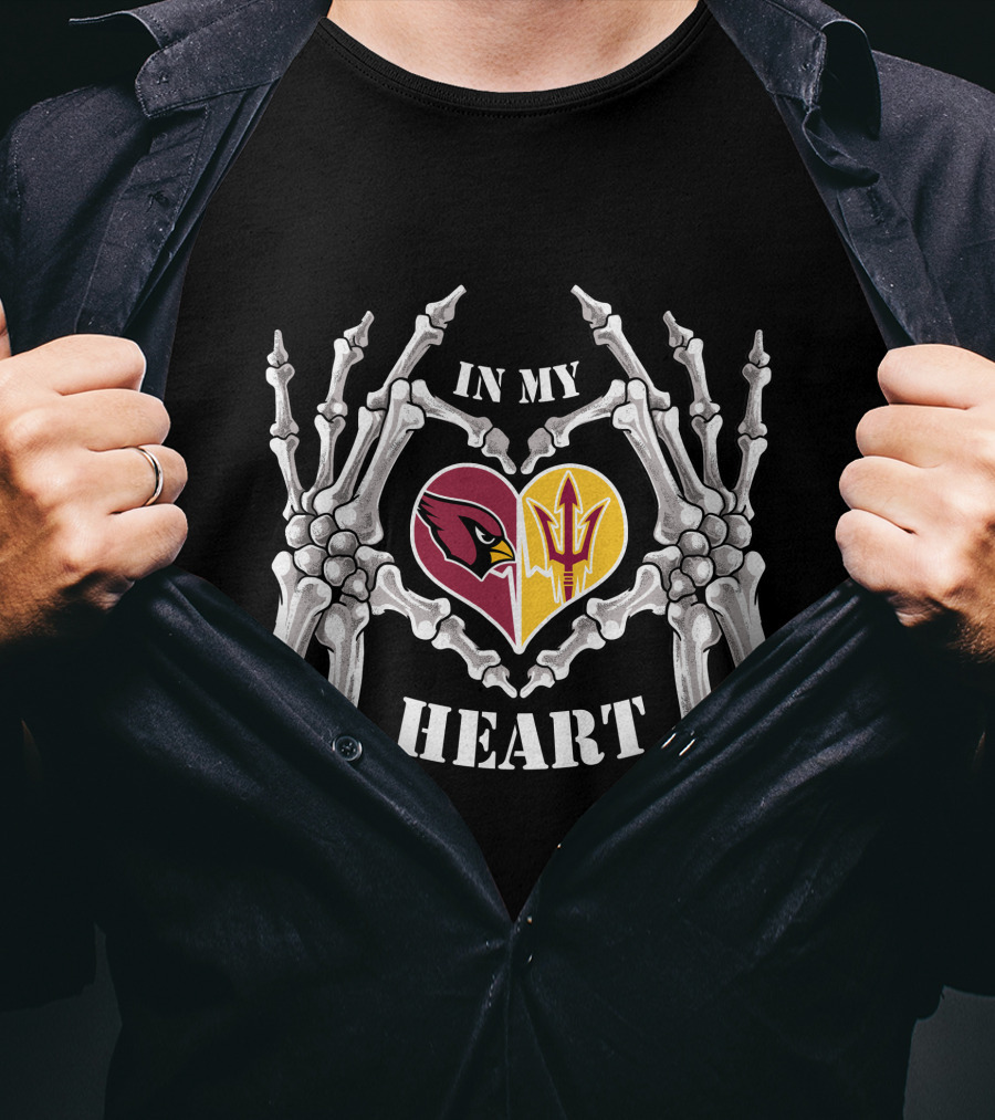 Cardinals Arizona State In My Heart T-Shirt