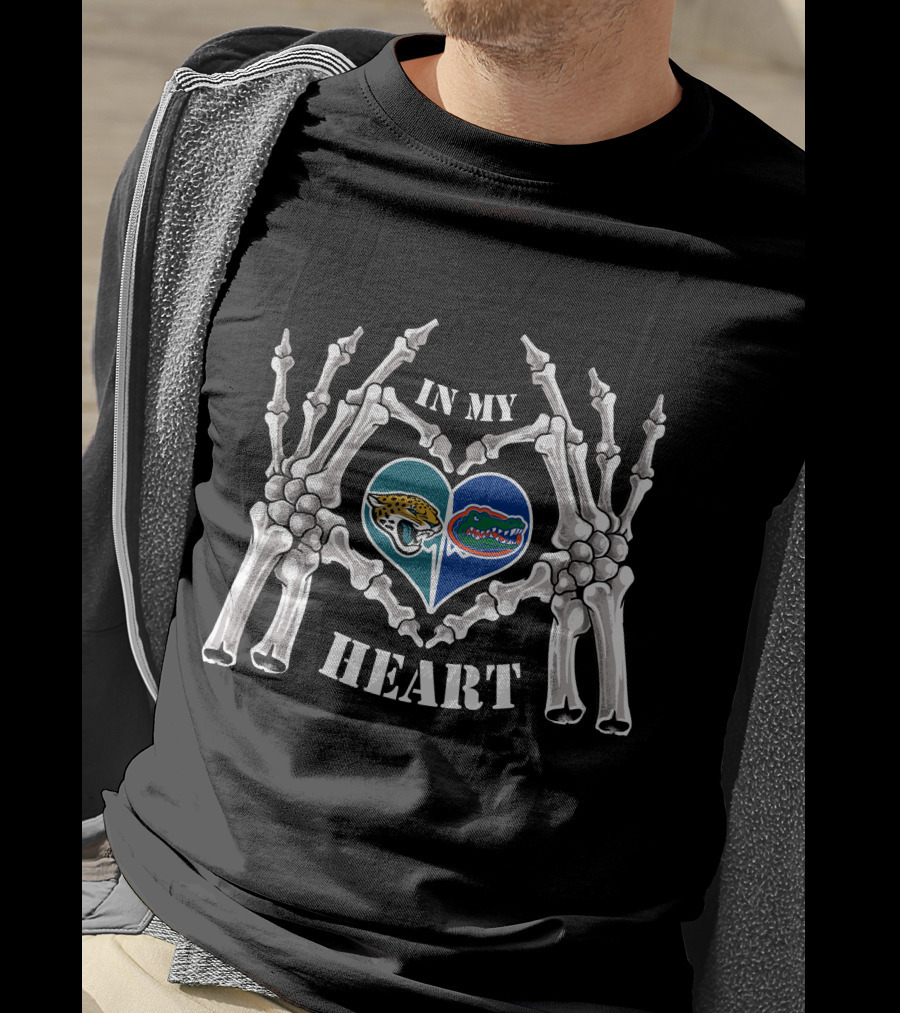 In My Heart Jaguars Gators T-Shirt