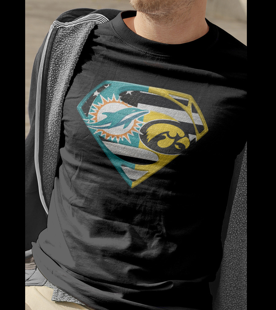Miami Dolphins Iowa Hawkeyes Super T-Shirt