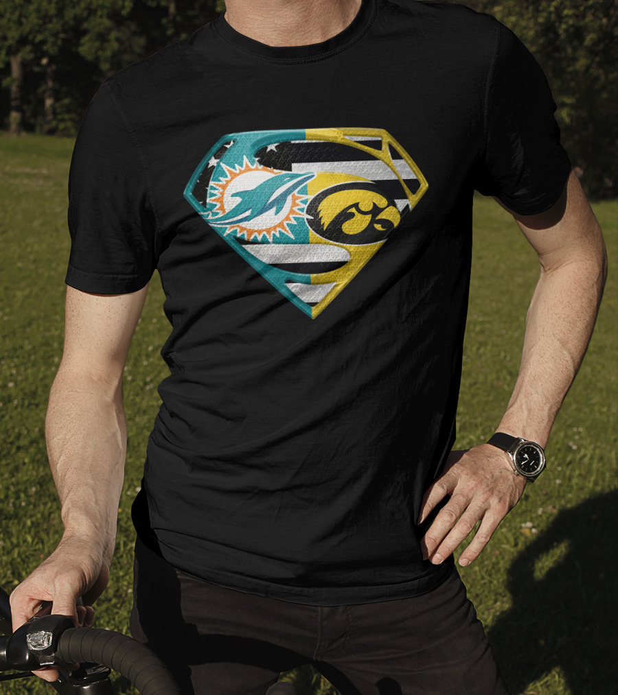 Miami Dolphins Iowa Hawkeyes Super T-Shirt
