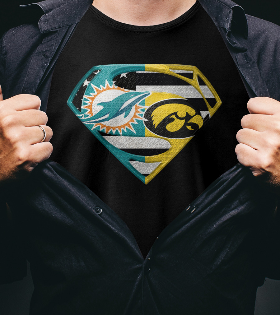 Miami Dolphins Iowa Hawkeyes Super T-Shirt