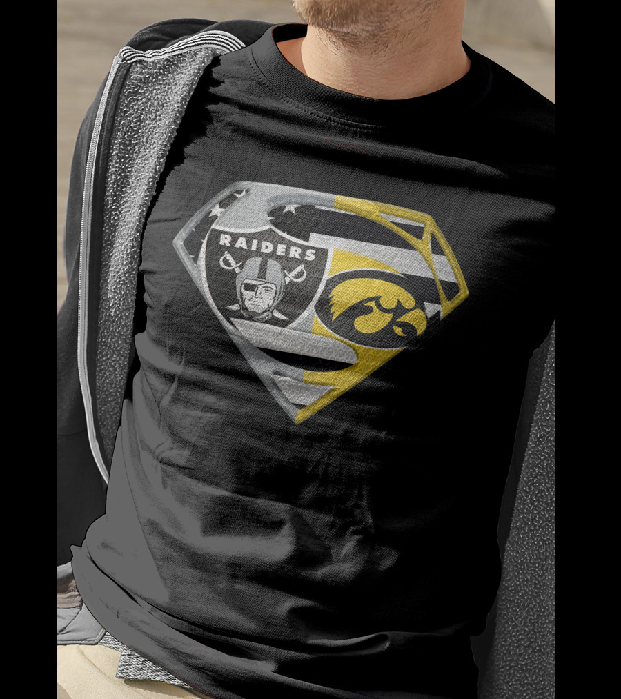 Raiders Iowa Hawkeyes Super Logo Spm T-Shirt