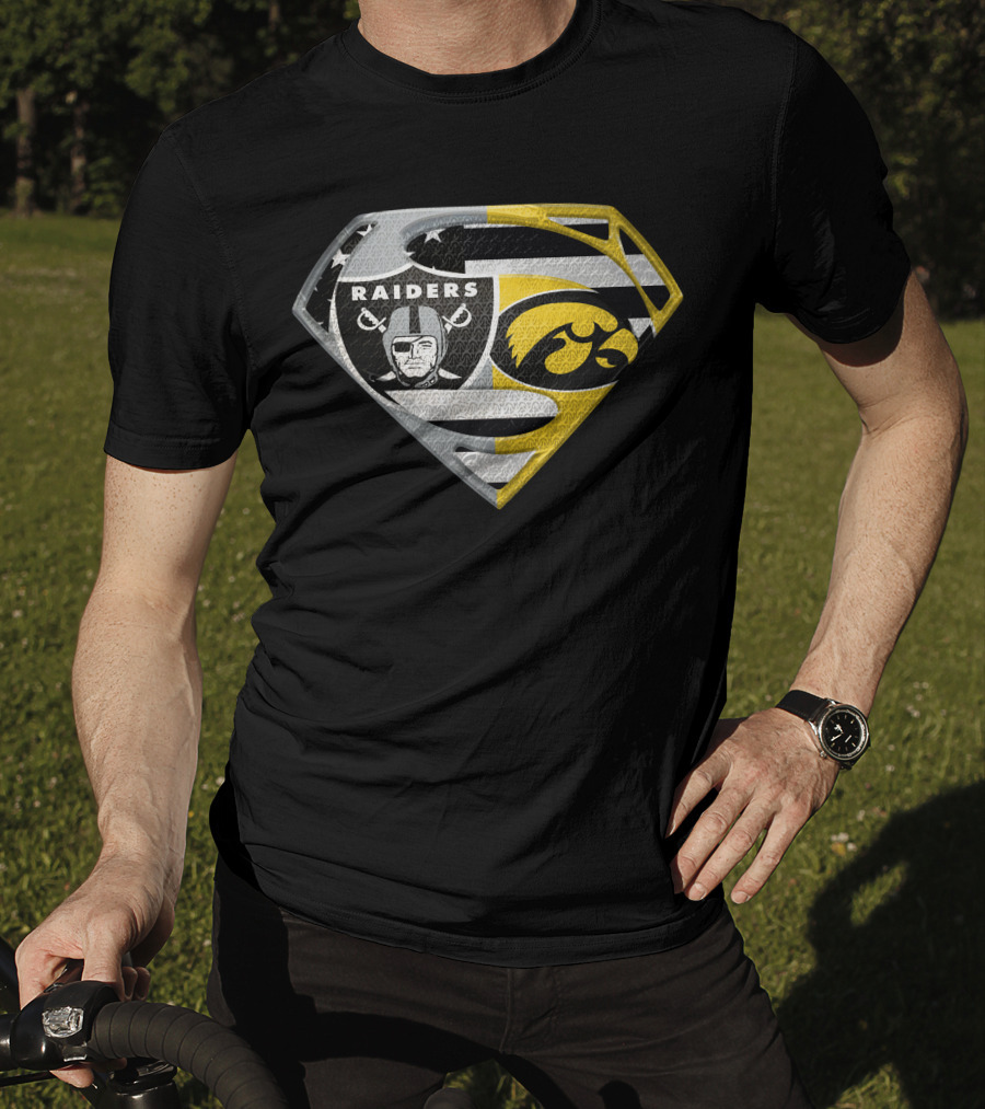 Raiders Iowa Hawkeyes Super Logo Spm T-Shirt