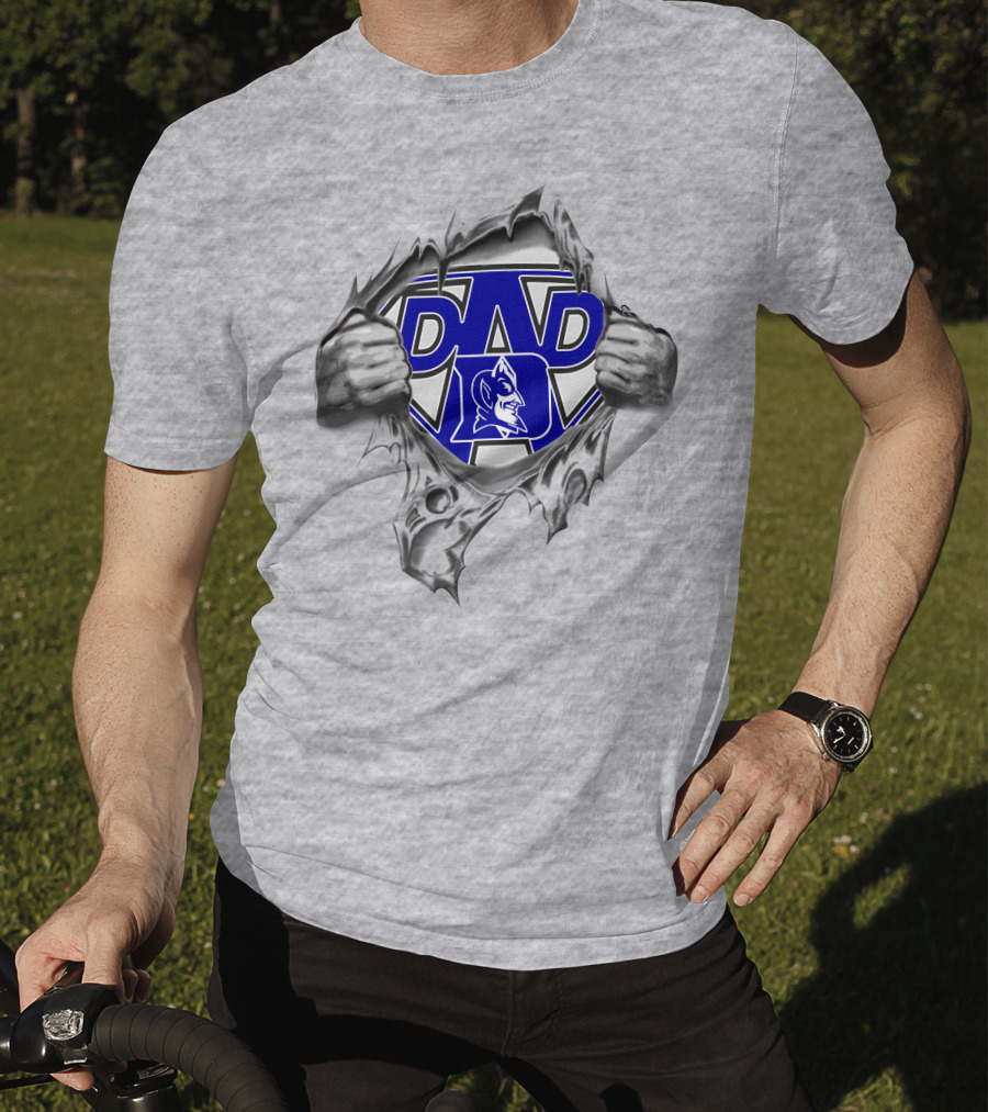 Duke Blue Devils Dad Super Emblem T-Shirt