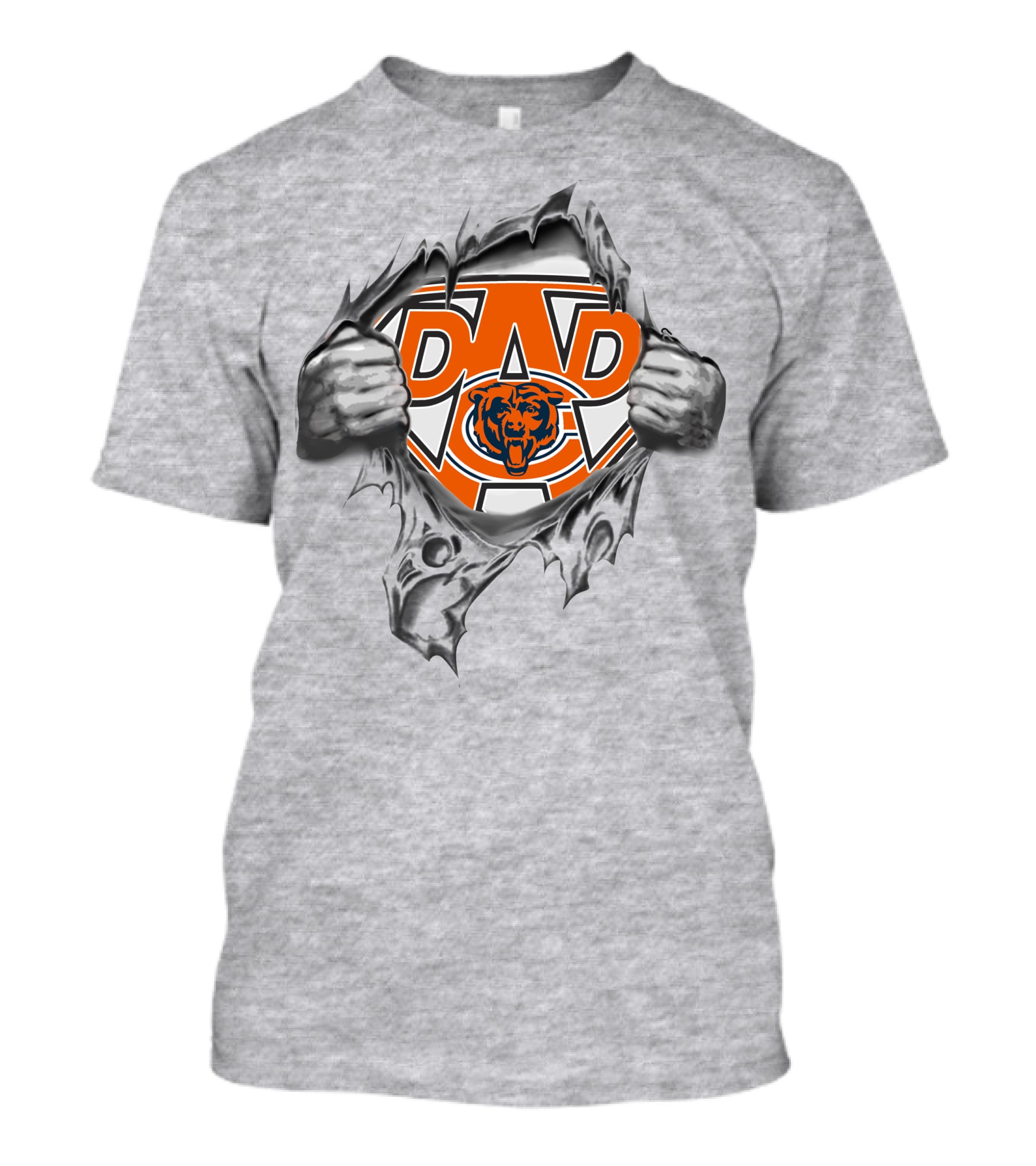 Chicago Bears Super Dad Football Fan T-Shirt