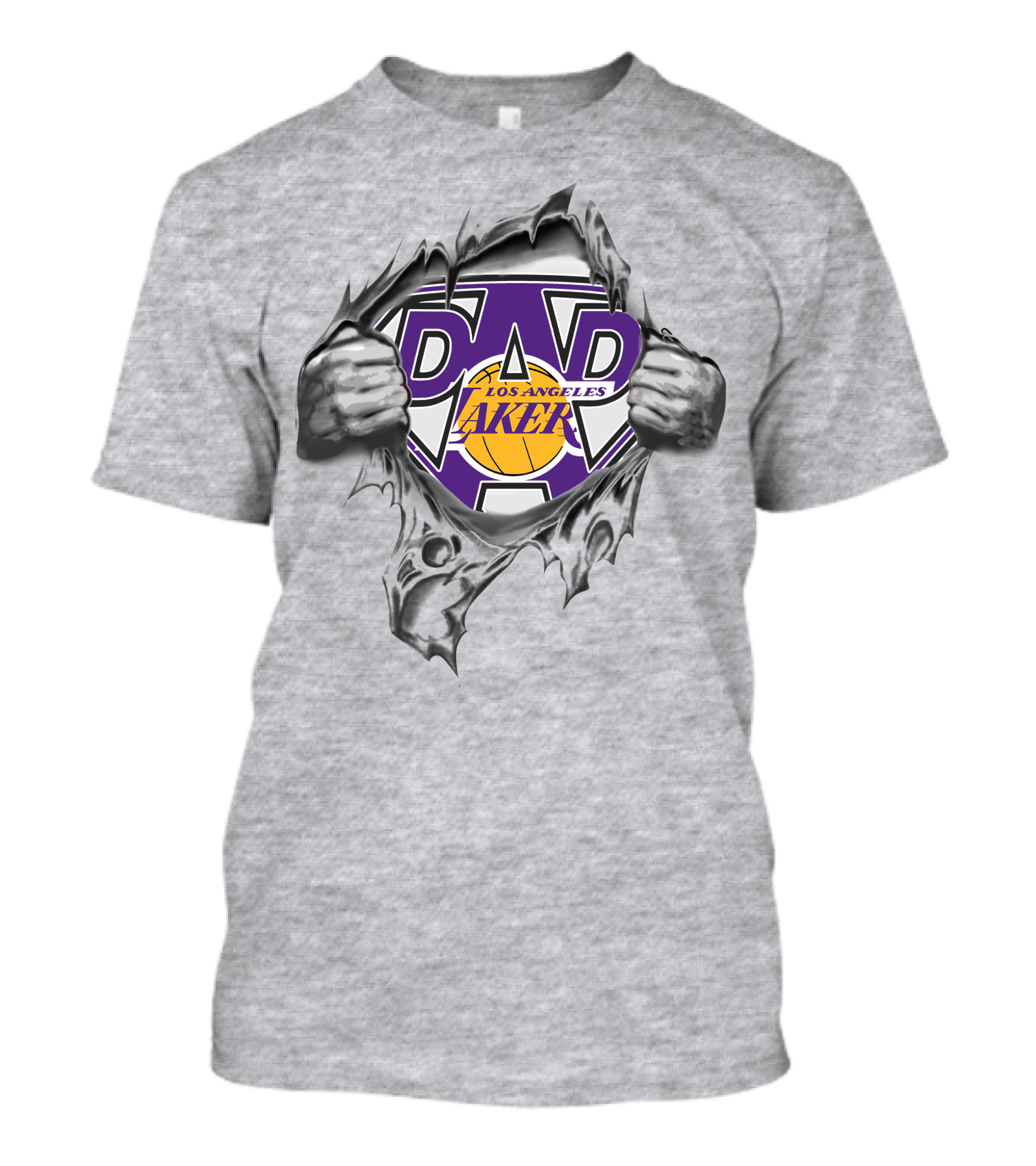 Los Angeles Lakers Dad Superman T-Shirt