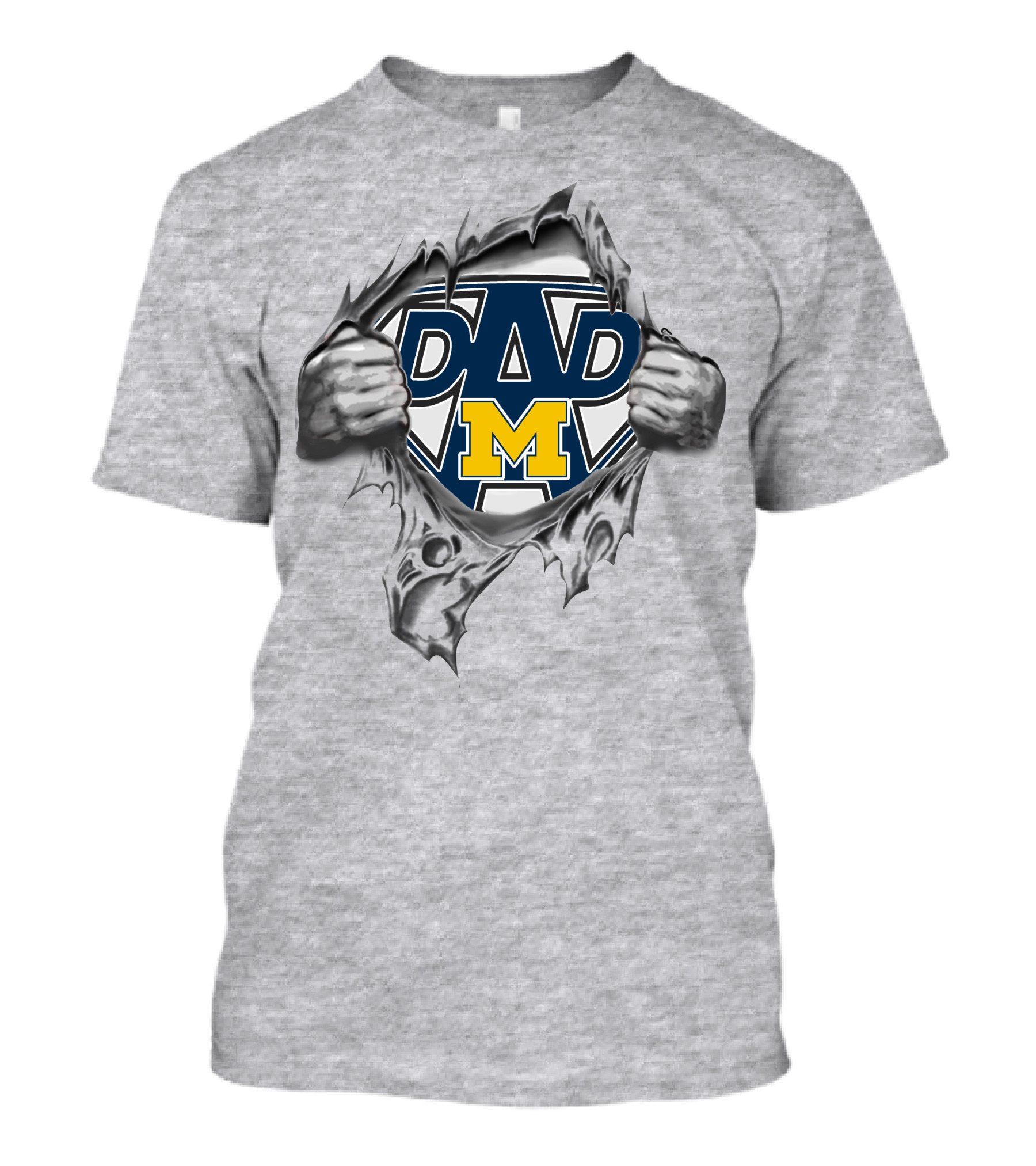 University Of Michigan Wolverines Super Dad T-Shirt