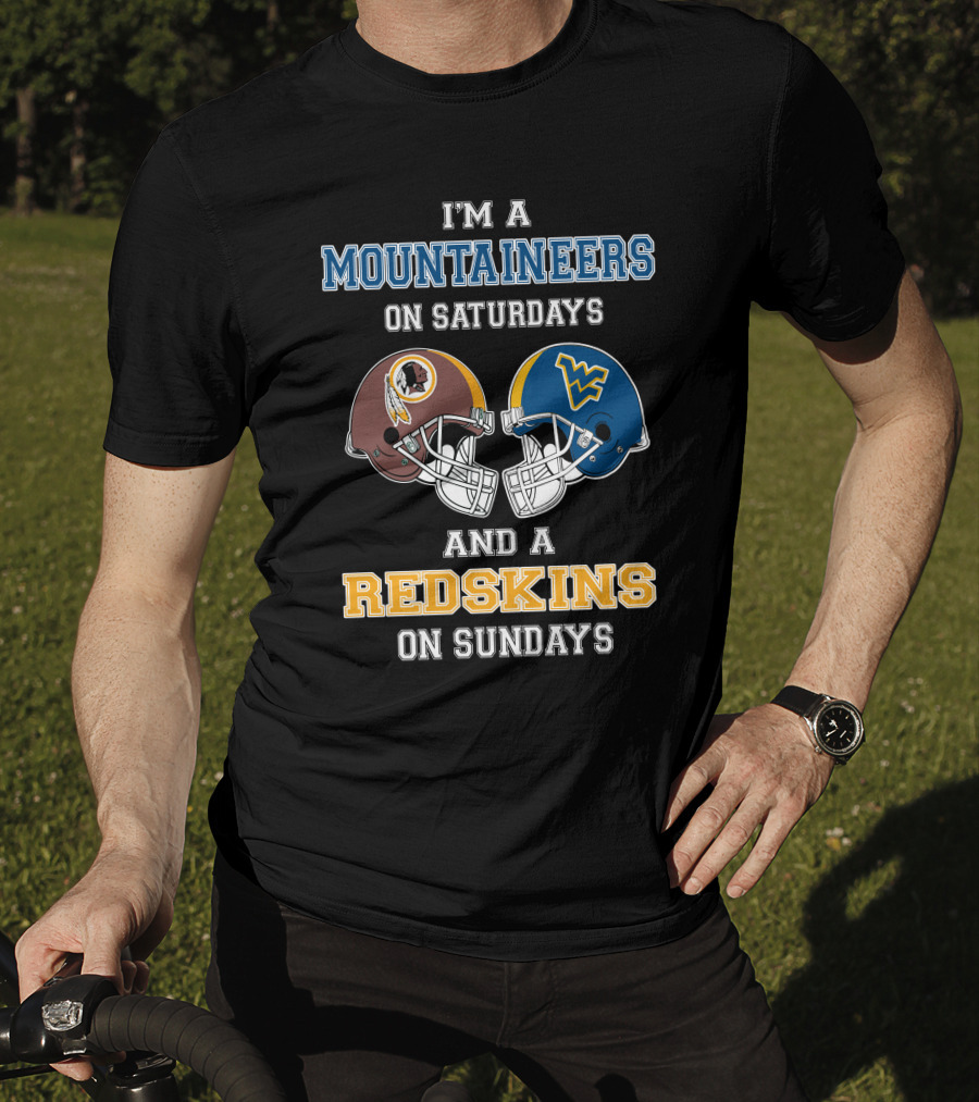 Mountaineers Saturdays Redskins Sundays T-Shirt