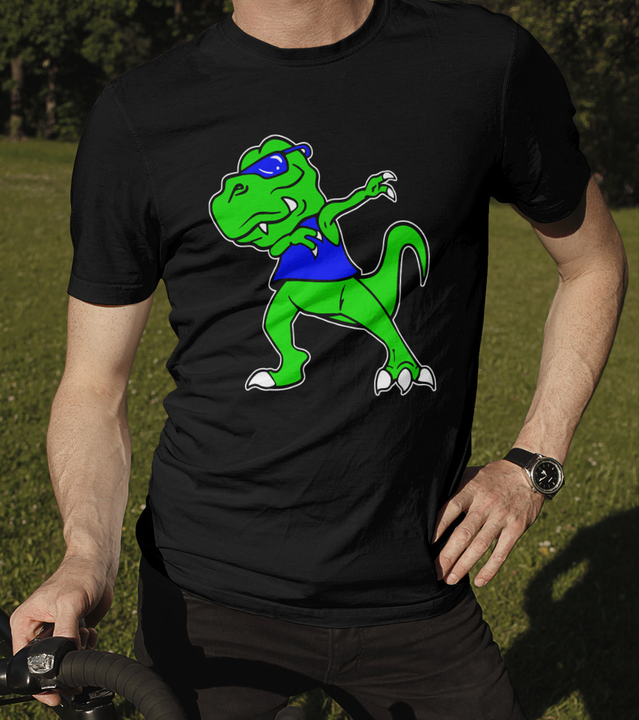 Dragon Dabbing In Blue Sunglasses And Tank Top T-Shirt