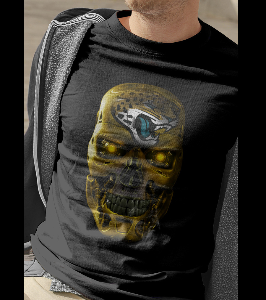 Terminator Skull Jaguars T-Shirt