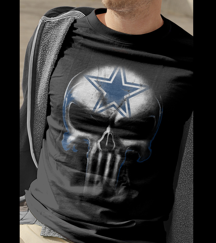 Skull Cowboys Dallas Star Symbol T-Shirt