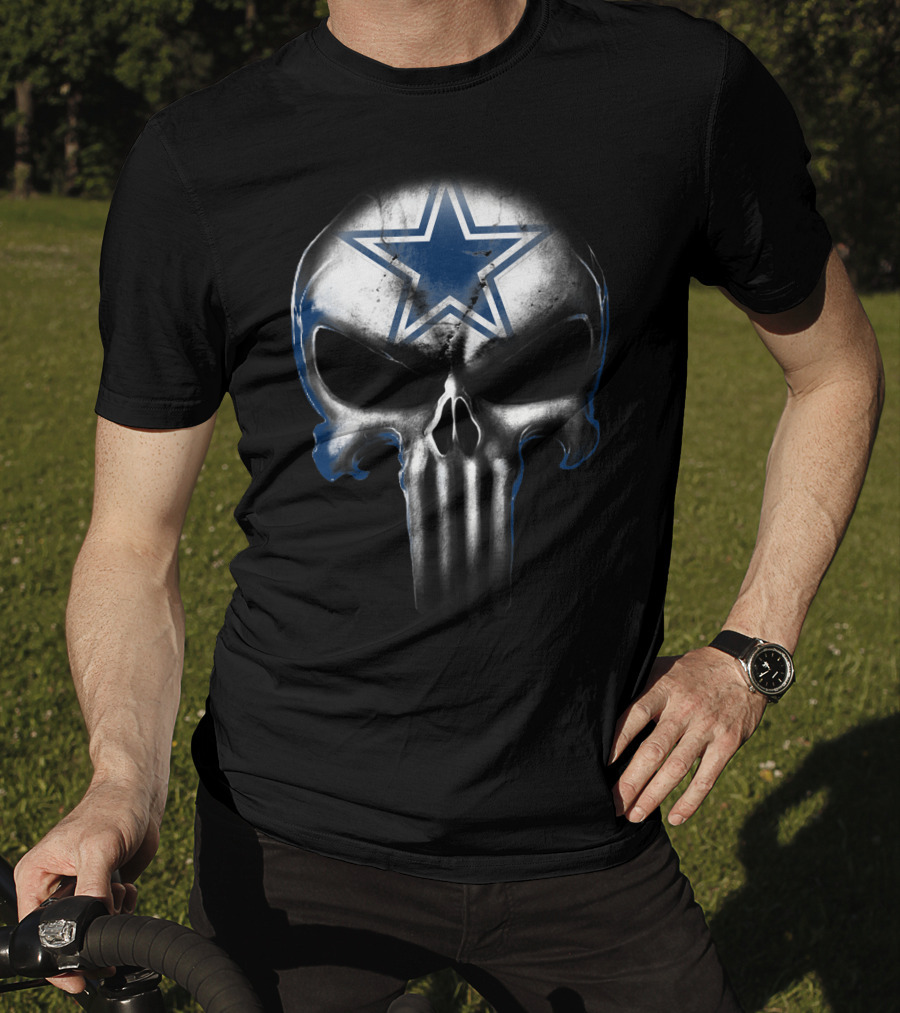 Skull Cowboys Dallas Star Symbol T-Shirt