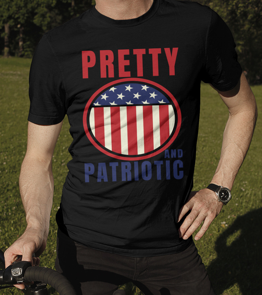 Pretty And Patriotic USA Stars Stripes 9.11 T-Shirt