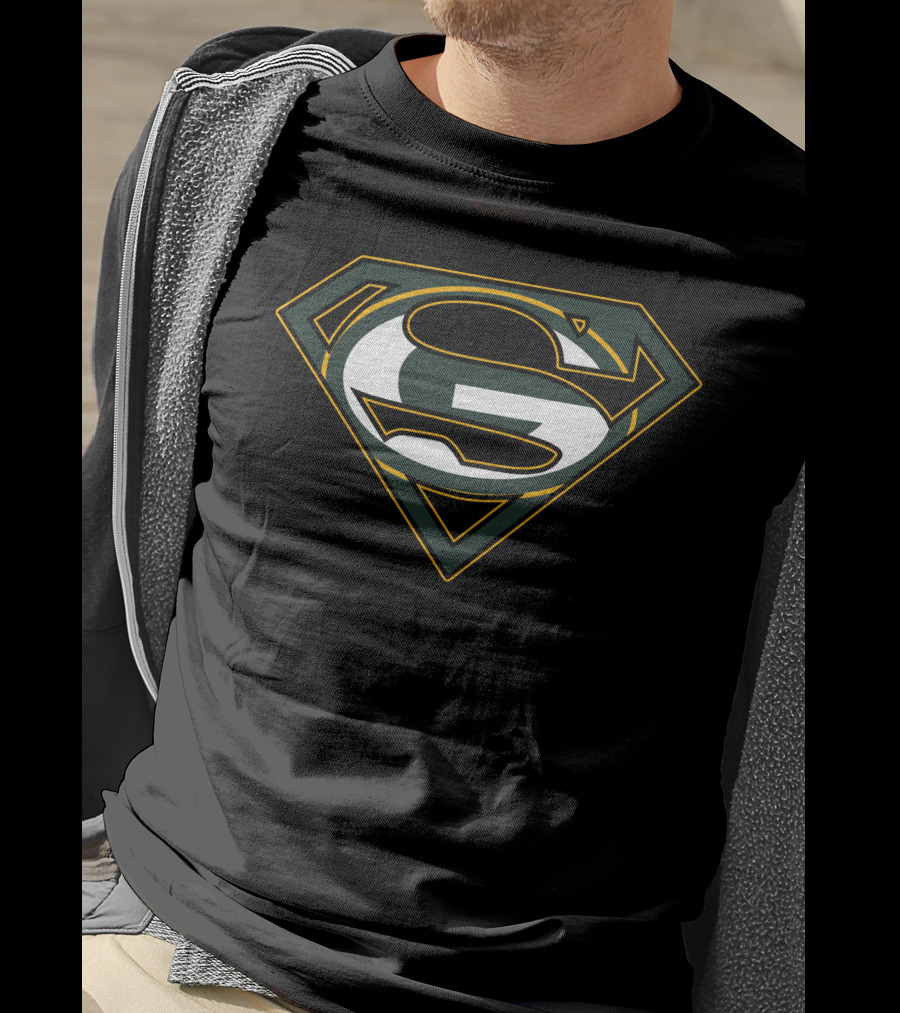 Super Man Green Bay Packers T-Shirt