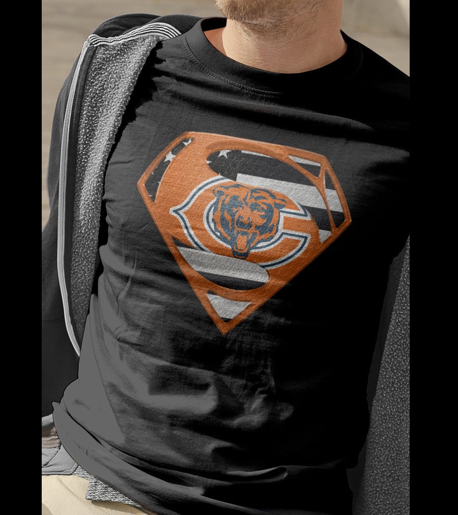 Chicago Bears Superman Shield T-Shirt