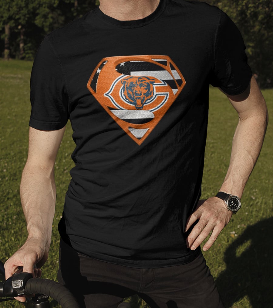 Chicago Bears Superman Shield T-Shirt