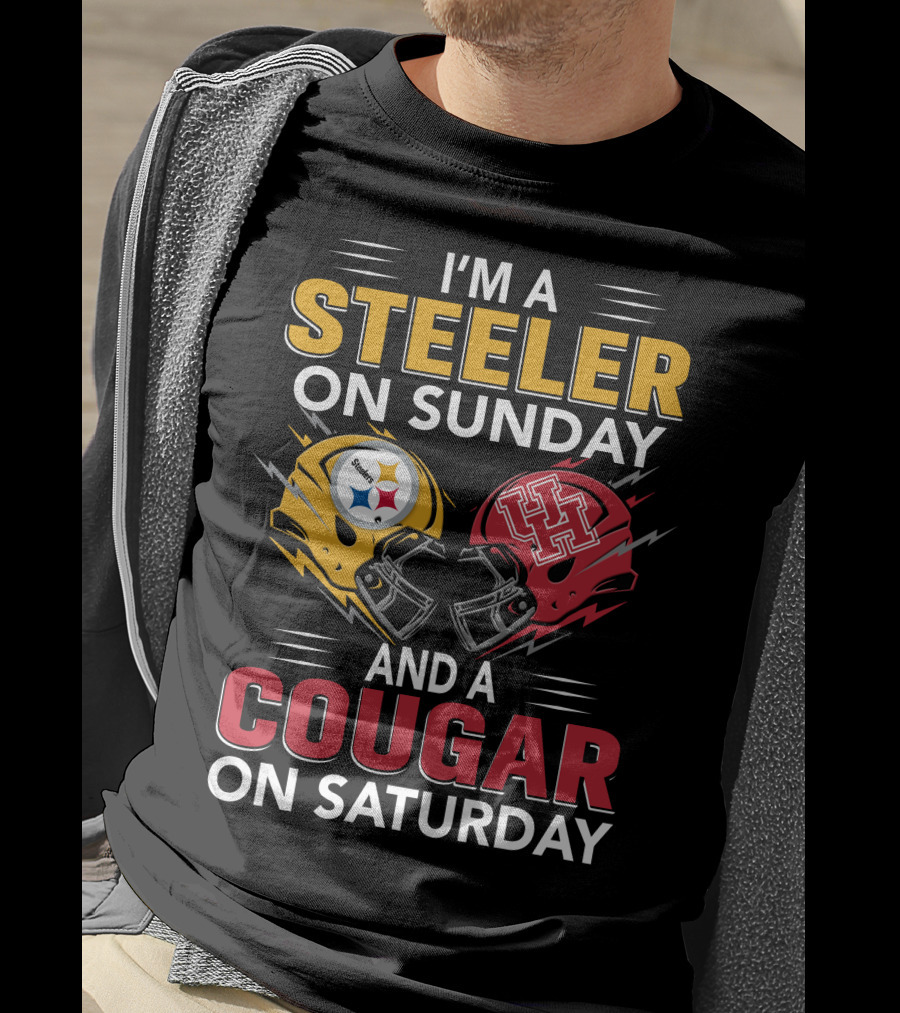 I'm A Steeler On Sunday And A Cougar On Saturday T-Shirt