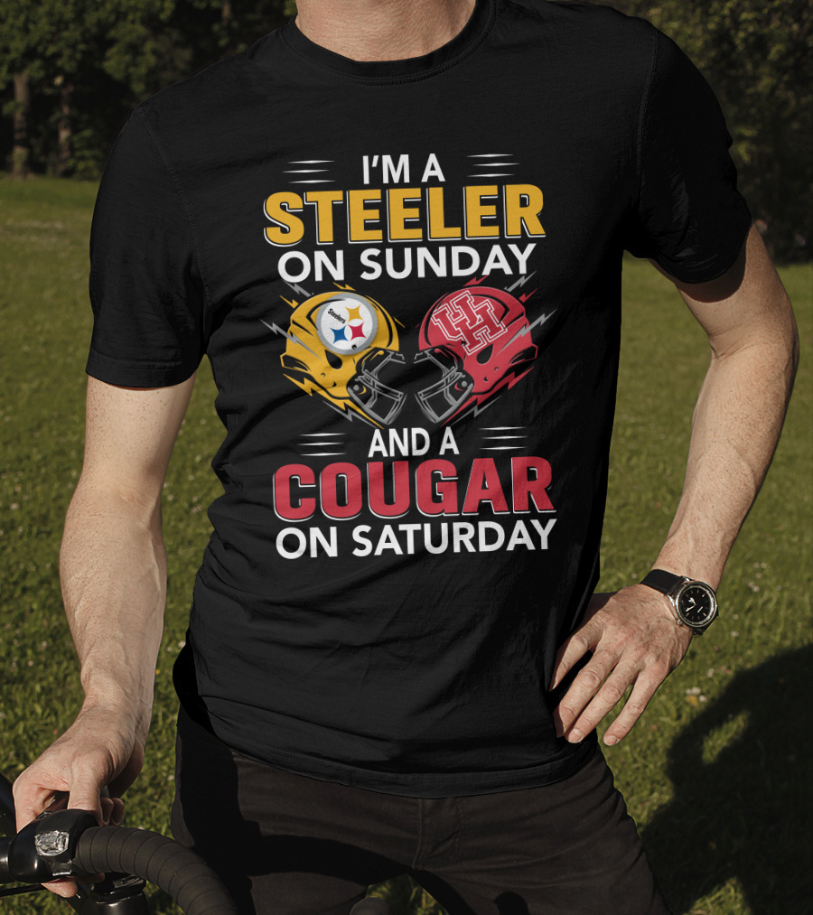 I'm A Steeler On Sunday And A Cougar On Saturday T-Shirt