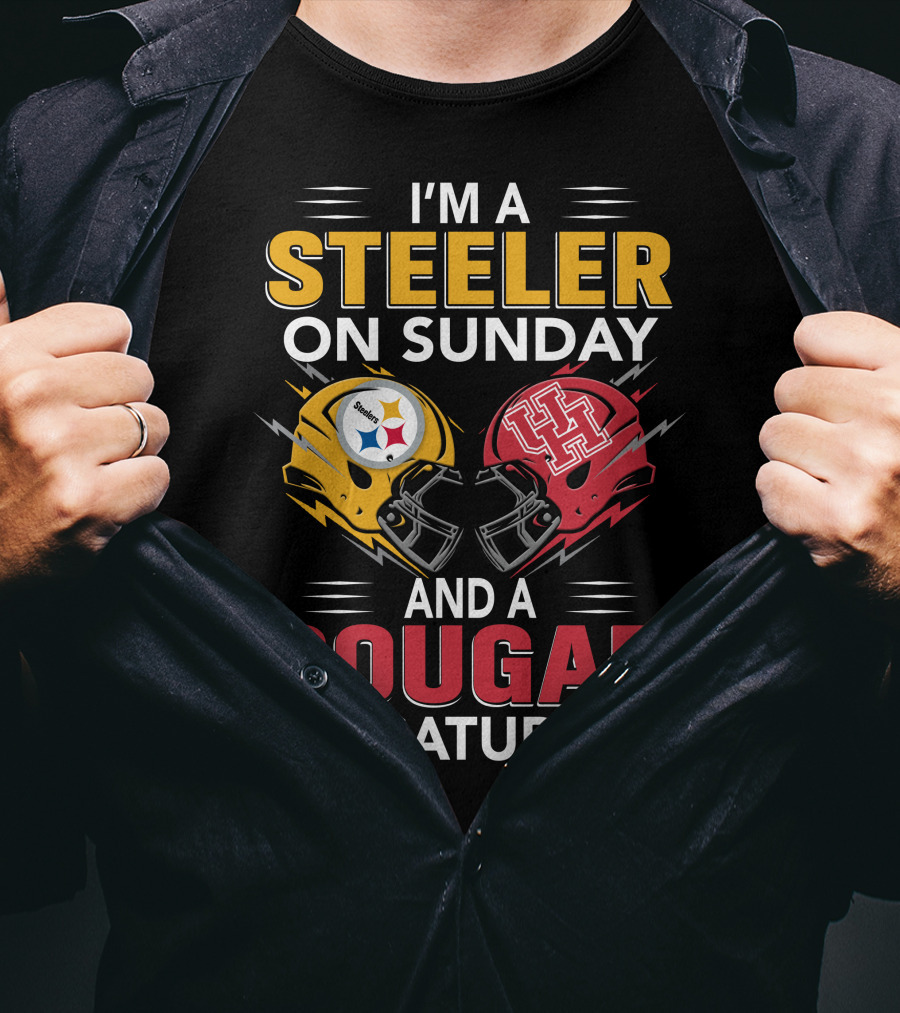 I'm A Steeler On Sunday And A Cougar On Saturday T-Shirt