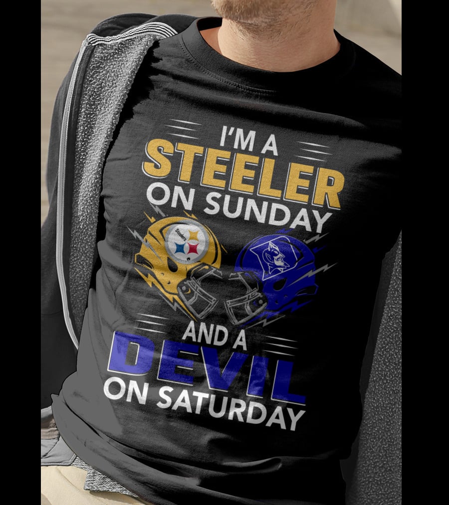 I'm A Steeler On Sunday And A Devil On Saturday T-Shirt