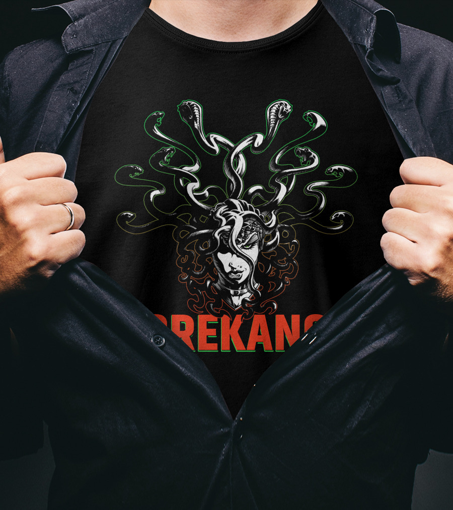 Gorekanor Medusa Snake Hair T-Shirt