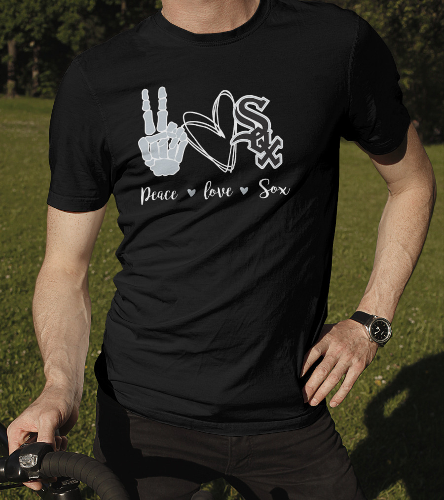Peace Love Chicago White Sox T-Shirt