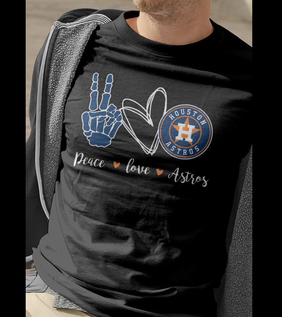 Peace Love Houston Astros T-Shirt