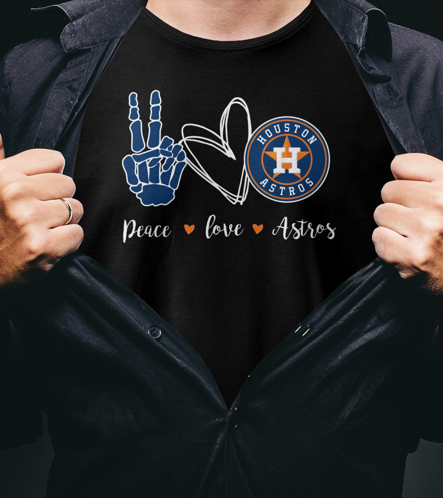 Peace Love Houston Astros T-Shirt