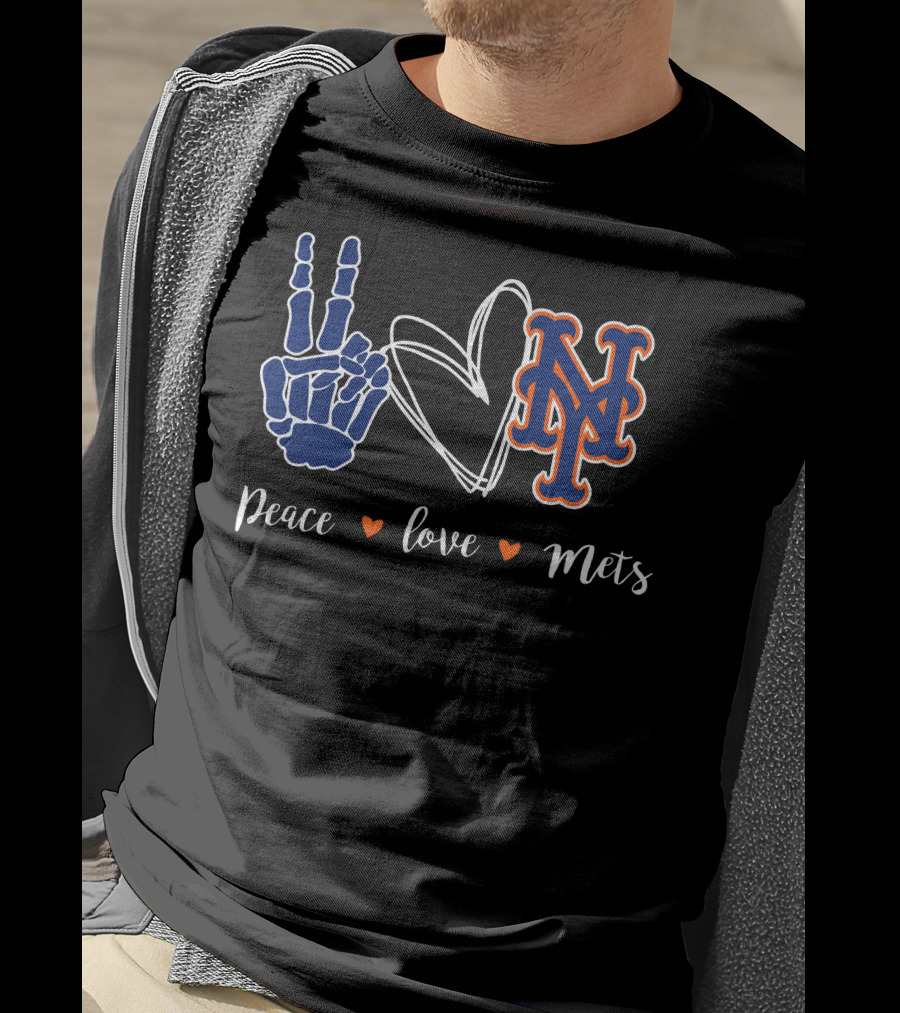 Peace Love New York Mets T-Shirt