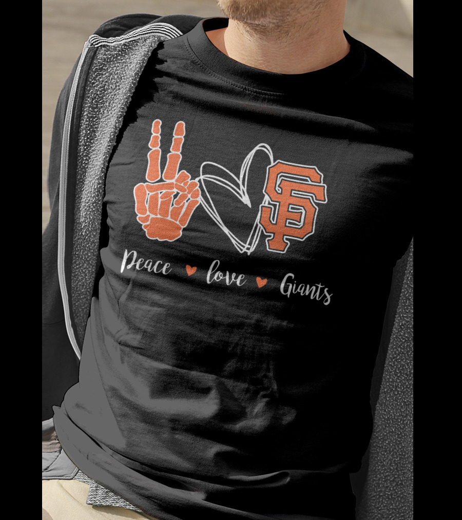 Peace Love San Francisco Giants T-Shirt