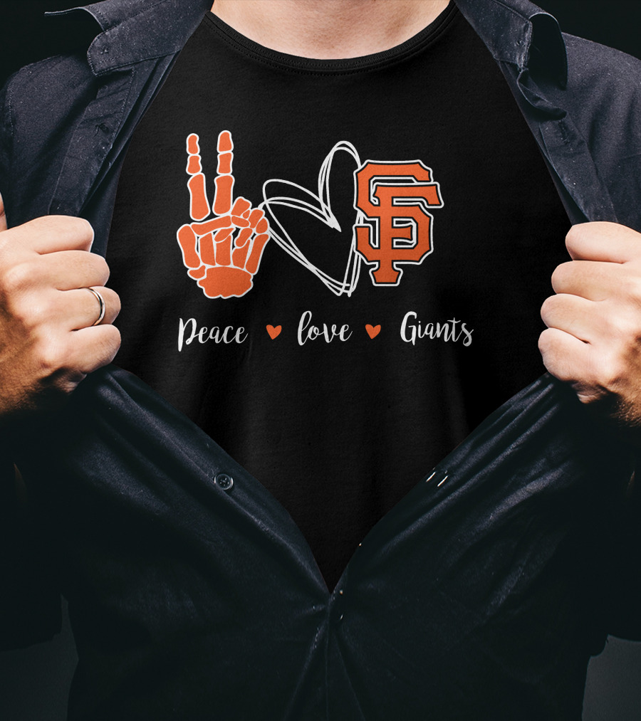 Peace Love San Francisco Giants T-Shirt