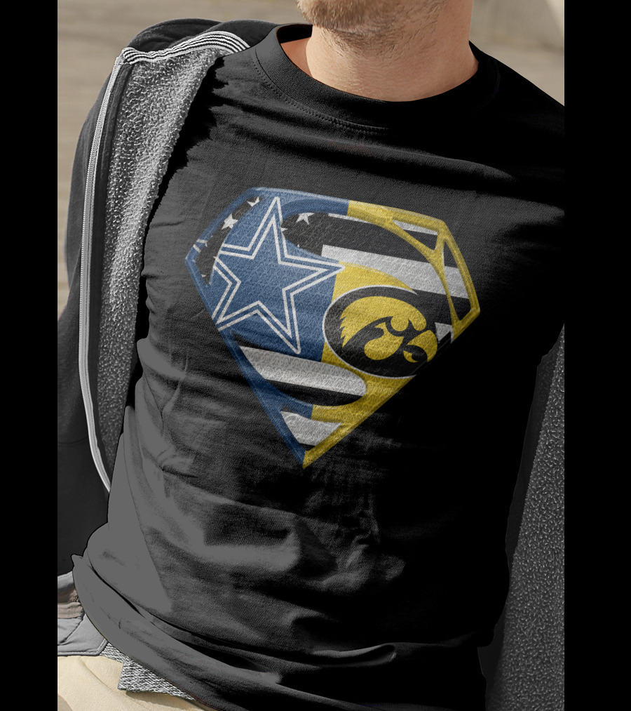 Cowboys Wildcats Superman Iowa T-Shirt