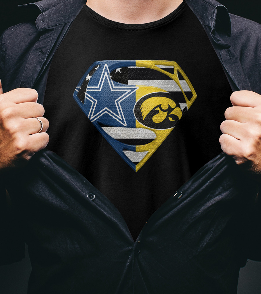 Cowboys Wildcats Superman Iowa T-Shirt